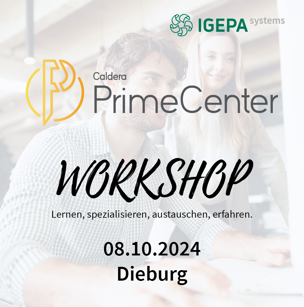 Caldera PrimeCenter Workshop